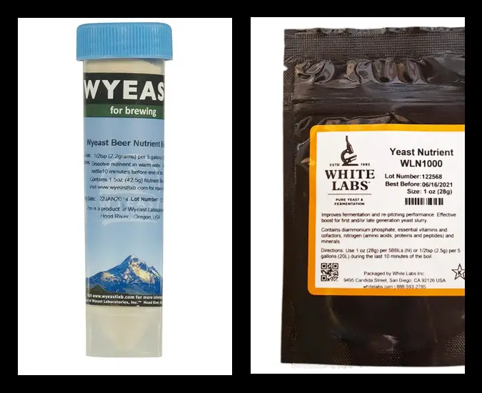 Some yeast manufacturers produce their own yeast nutrient. Wyeast yeast nutrient is very popular with beer brewers.