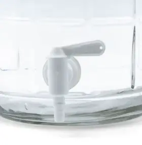 The Little Big Mouth Bubbler is the only glass fermentation vessel I've seen that offers the option of a spigot.