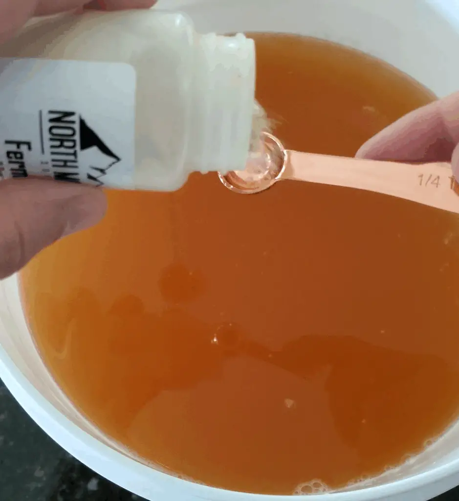 You can front-load your yeast nutrient at the same time you pitch yeast, or you can stagger the nutrient additions.